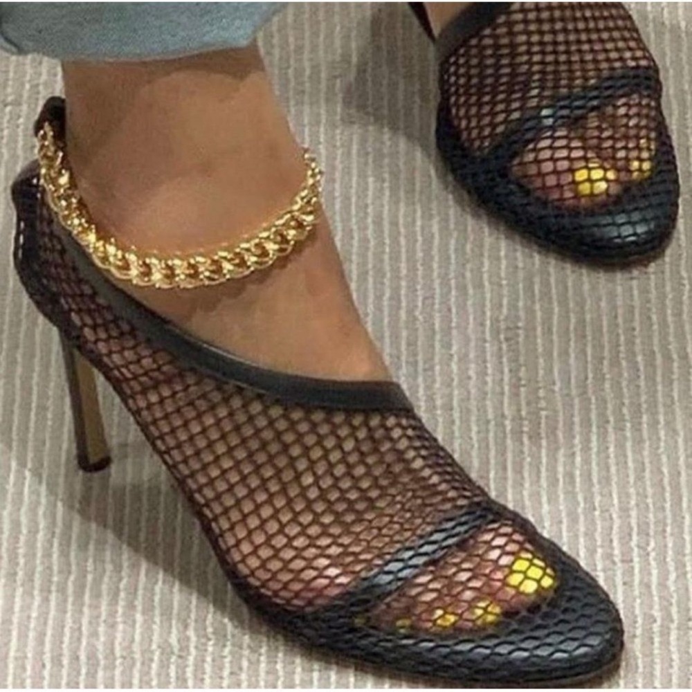 Authentic  BOTTEGA VENETA
Women's Mesh Pumps shoes new